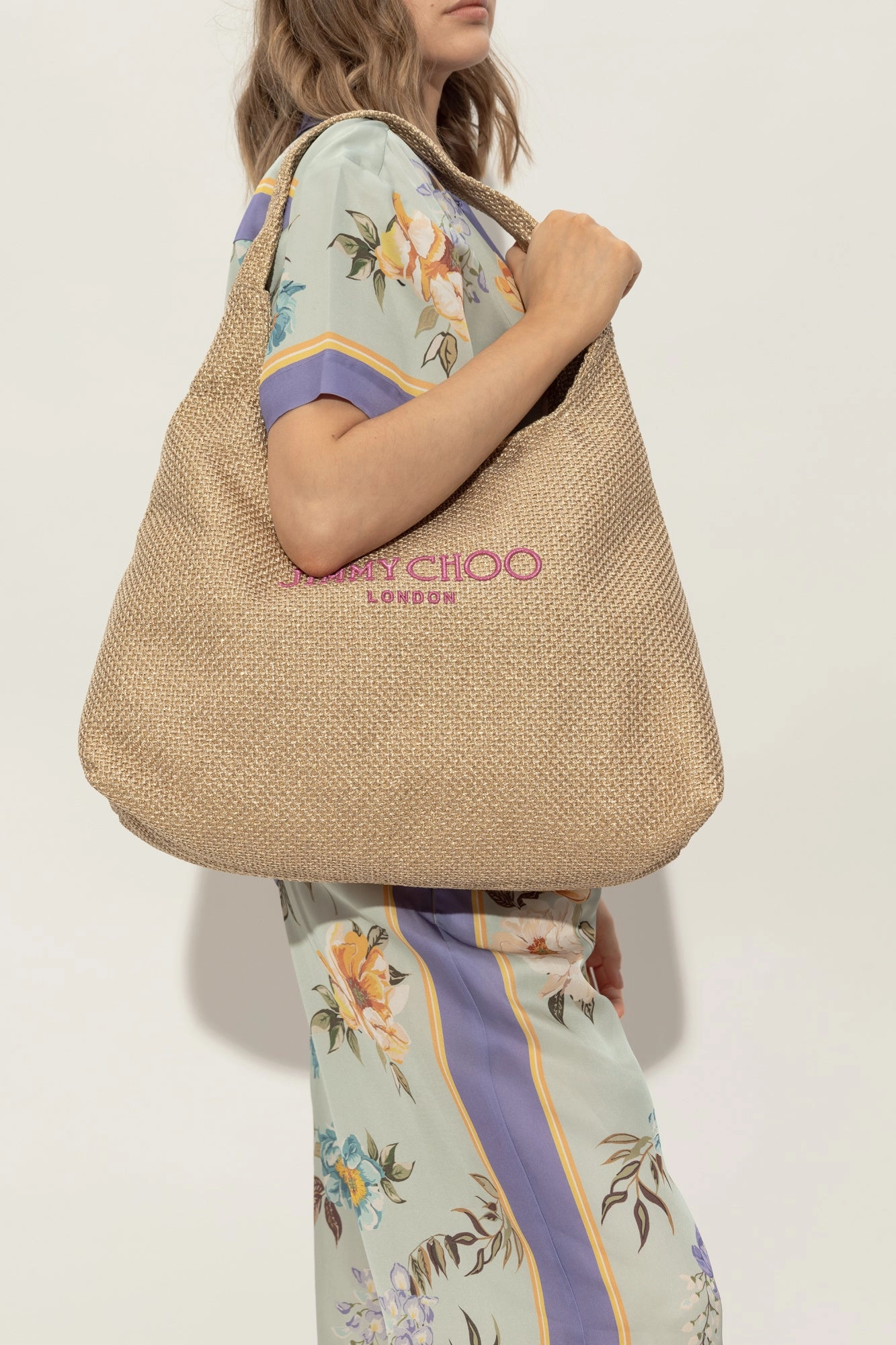 Jimmy Choo Bag Diamond Large In Shopper Style