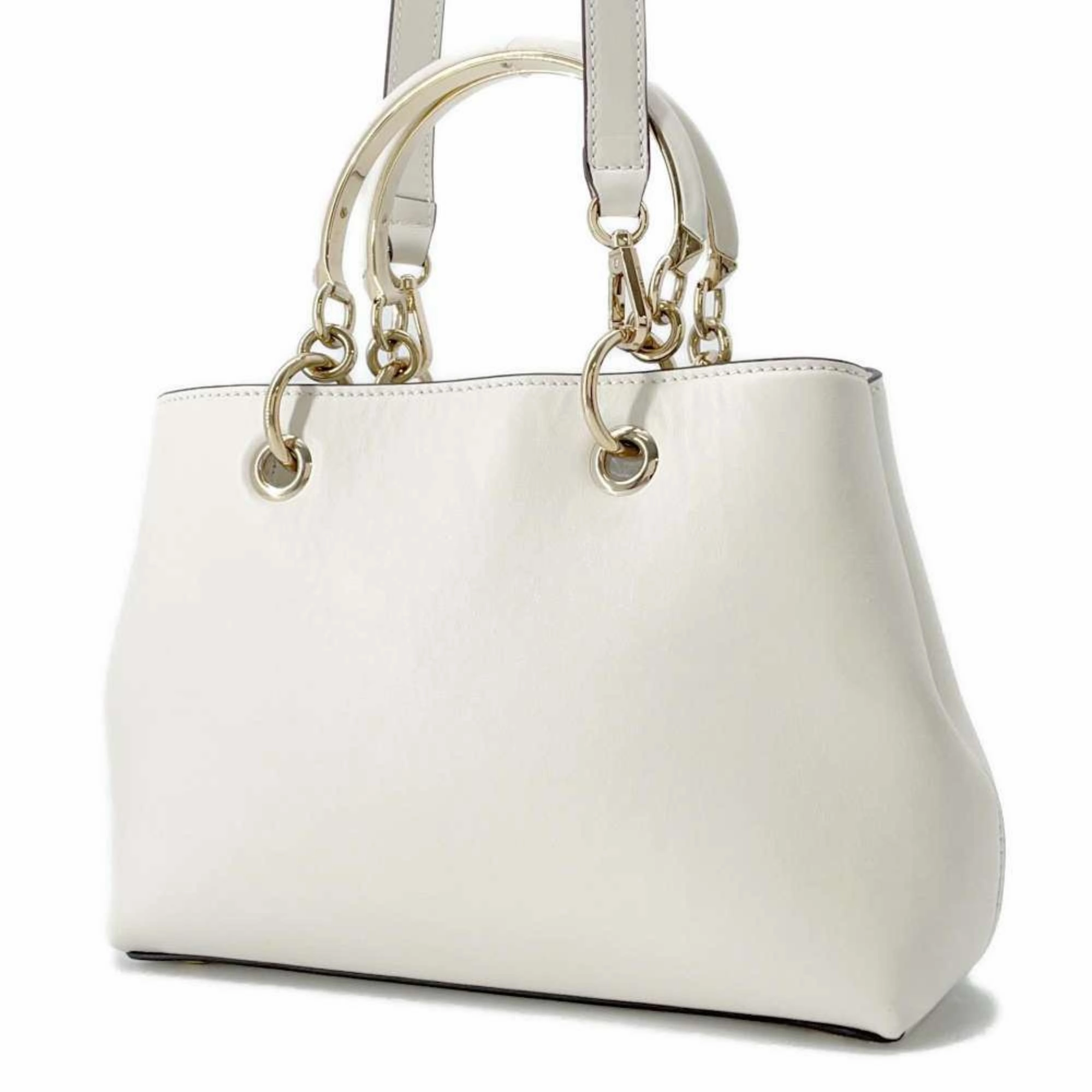 Jimmy Choo Leather Handbag Shoulder Bag (Pre-Owned)
