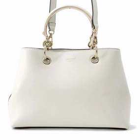 Jimmy Choo Leather Handbag Shoulder Bag (Pre-Owned)