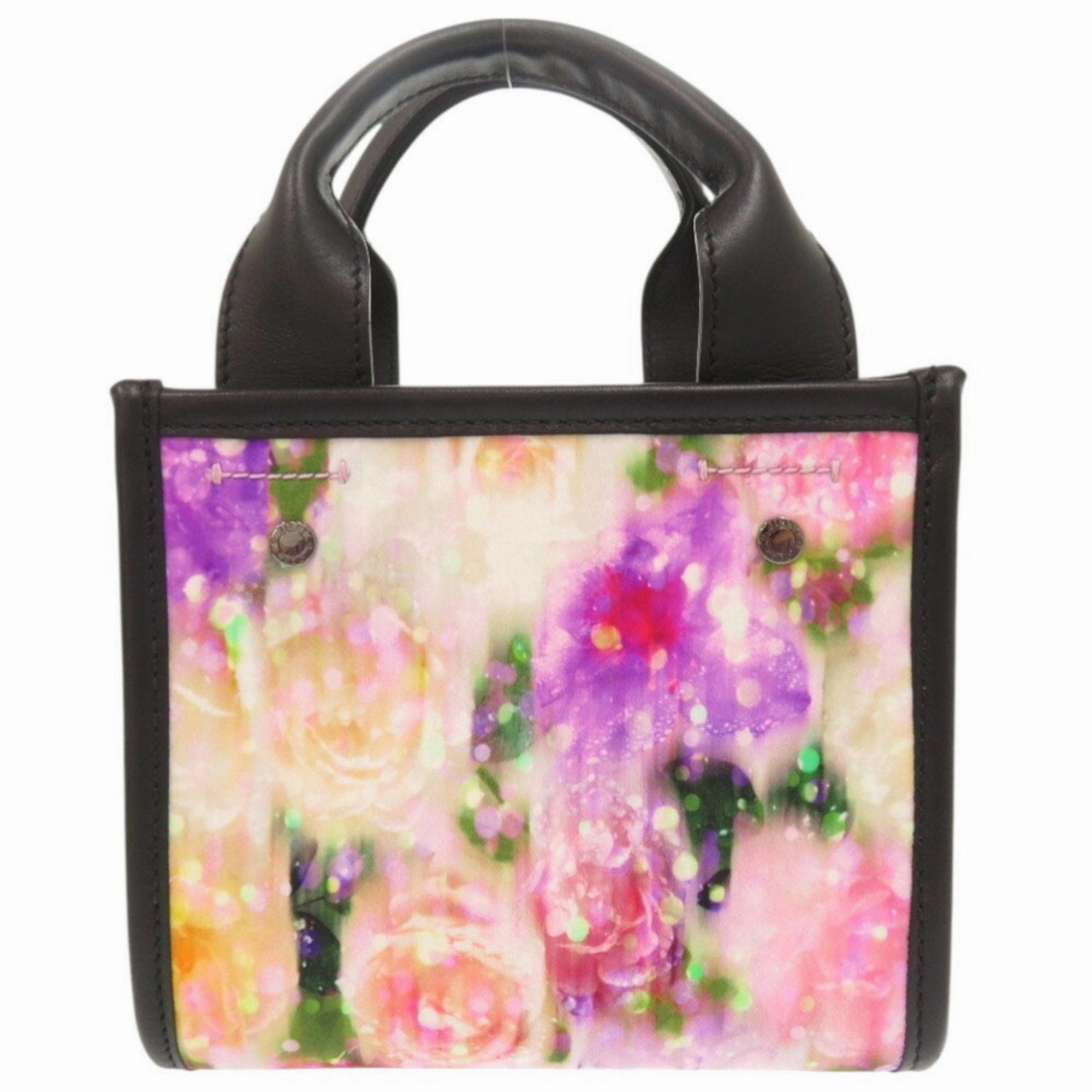 Jimmy Choo pink Nylon Leather Handbag Shoulder Bag (Pre-Owned)