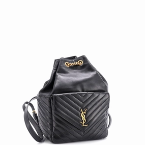 Joe Backpack Matelasse Chevron Leather