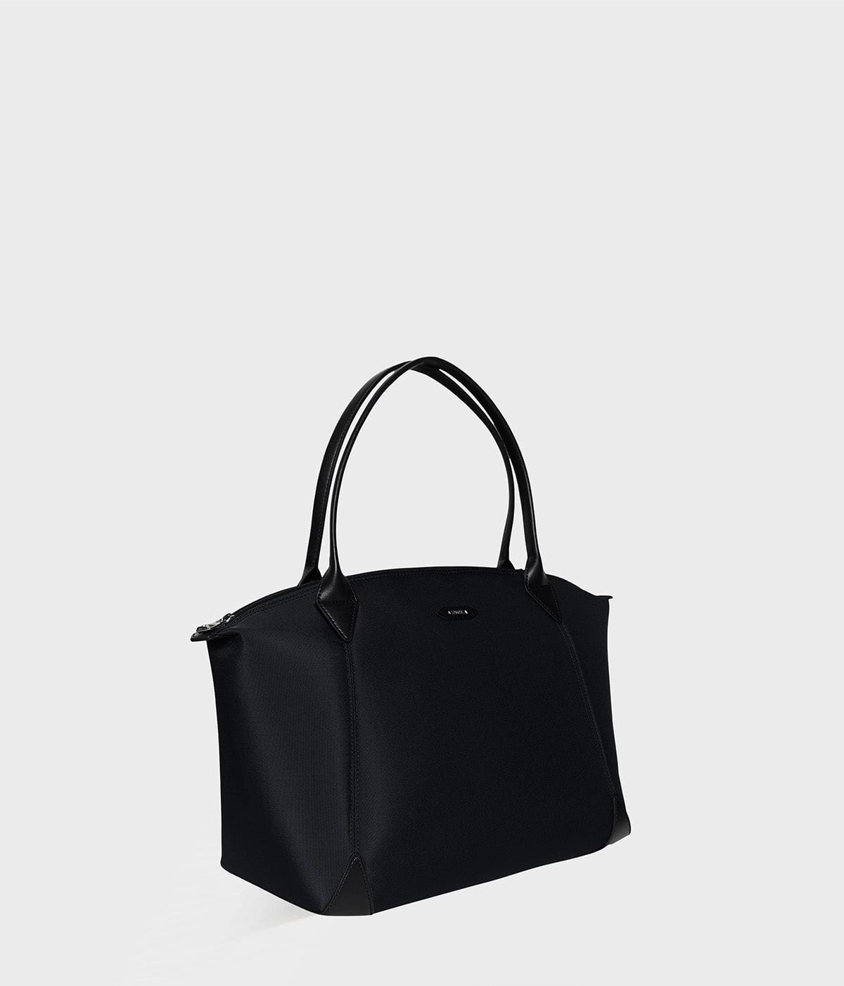 Journey Apple Skin & Recycled Nylon Weekend Bag | Black