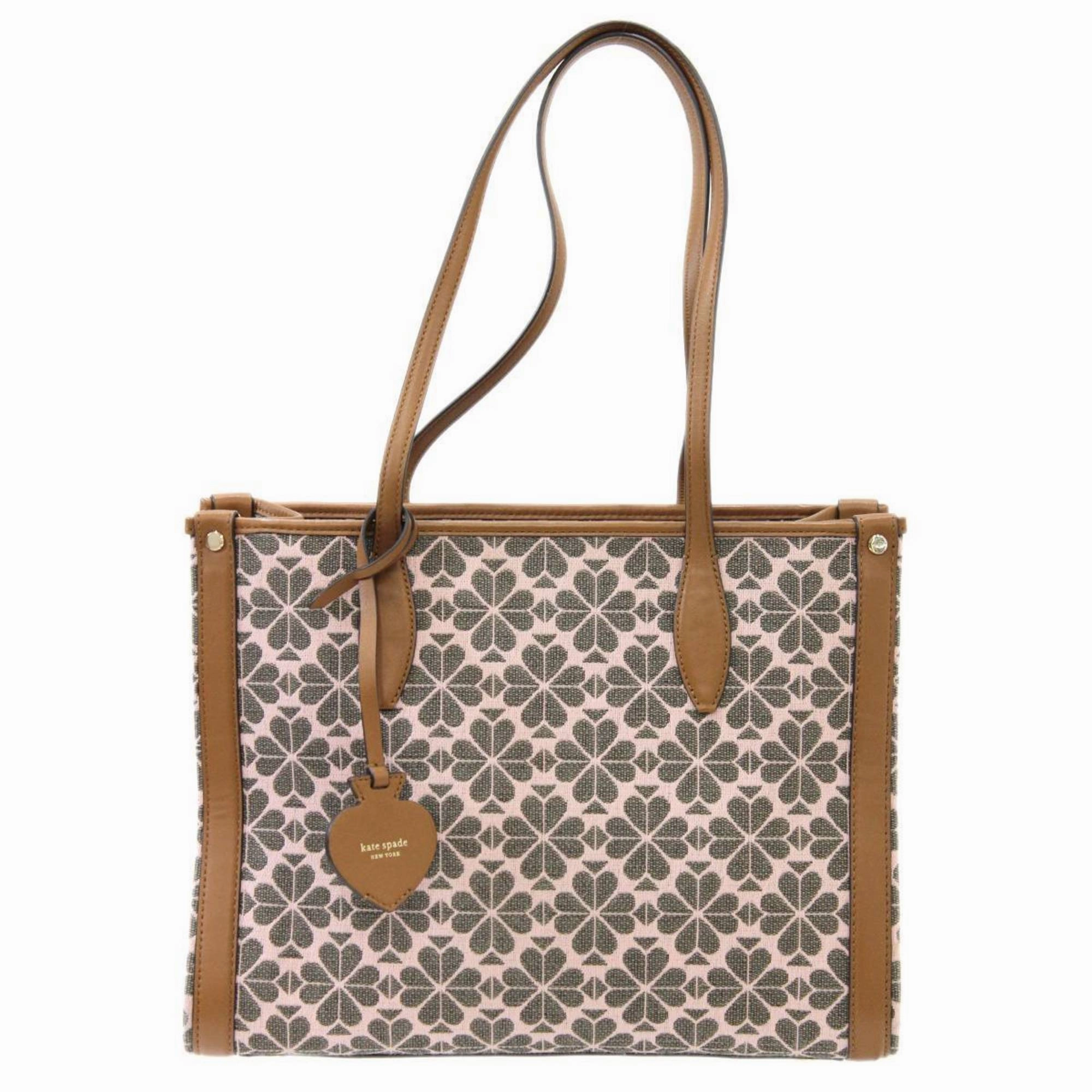 Kate Spade  Jacquard Leather Tote Bag (Pre-Owned)