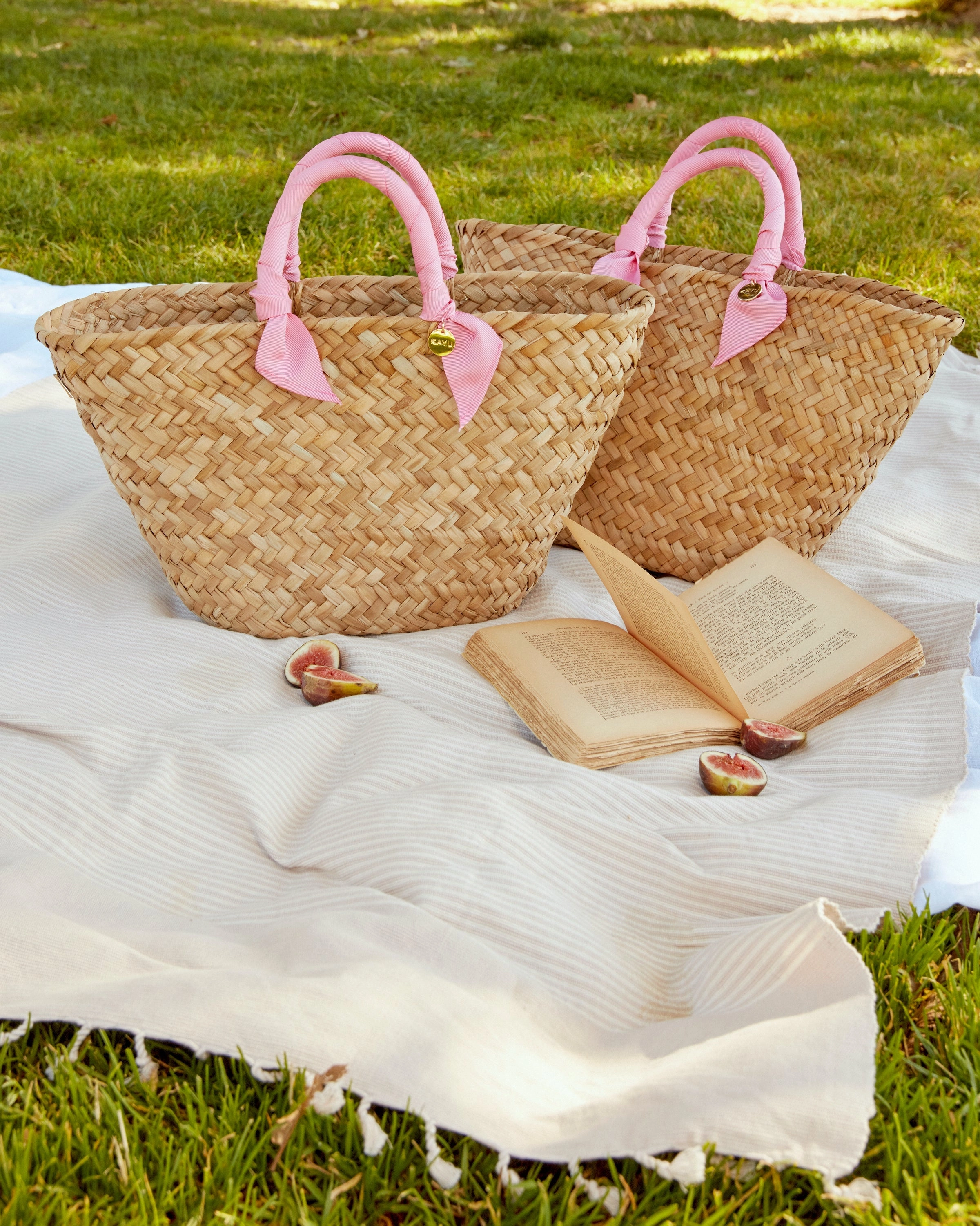 Kayu x @BarbieStyle Ribbon Straw Tote