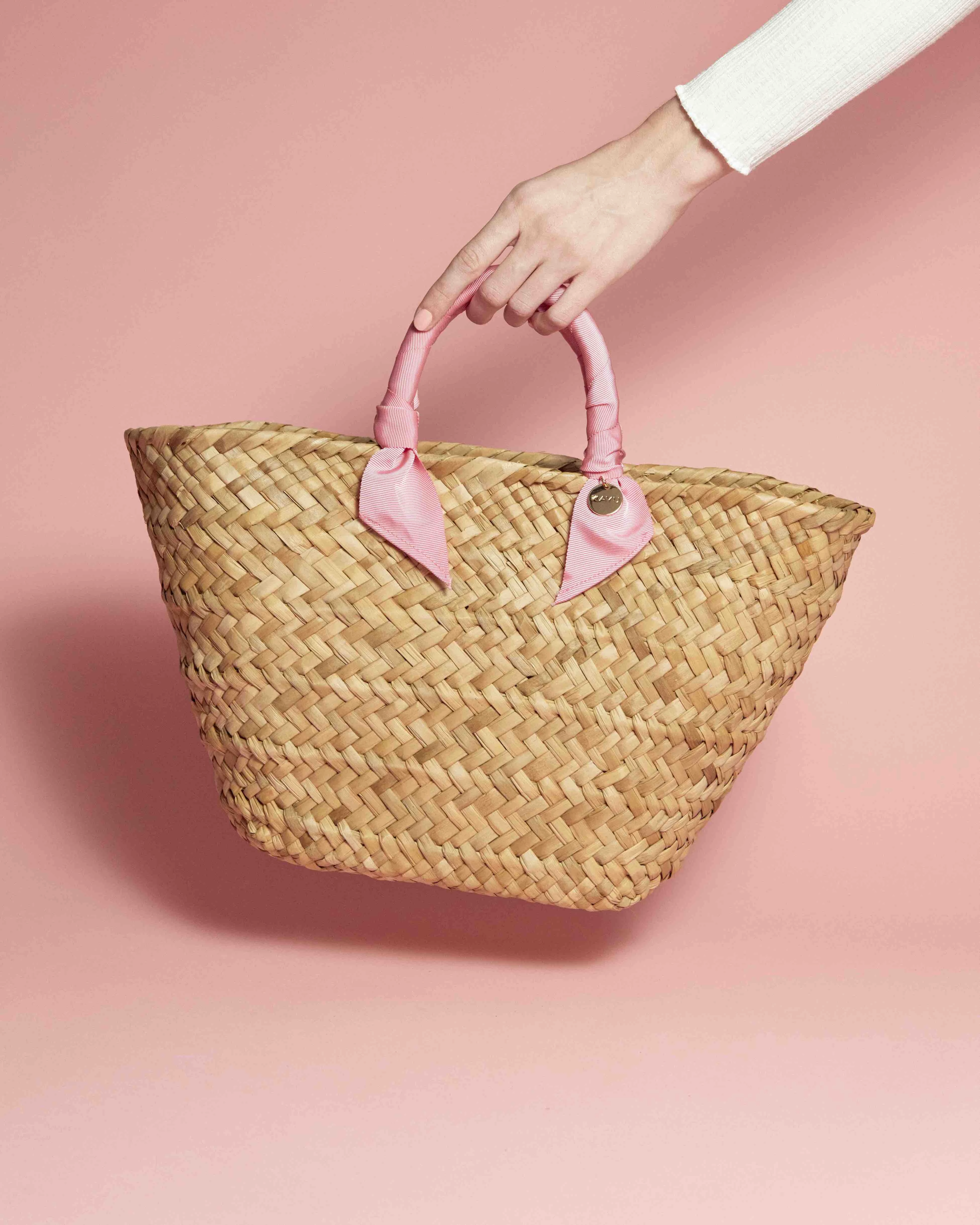 Kayu x @BarbieStyle Ribbon Straw Tote