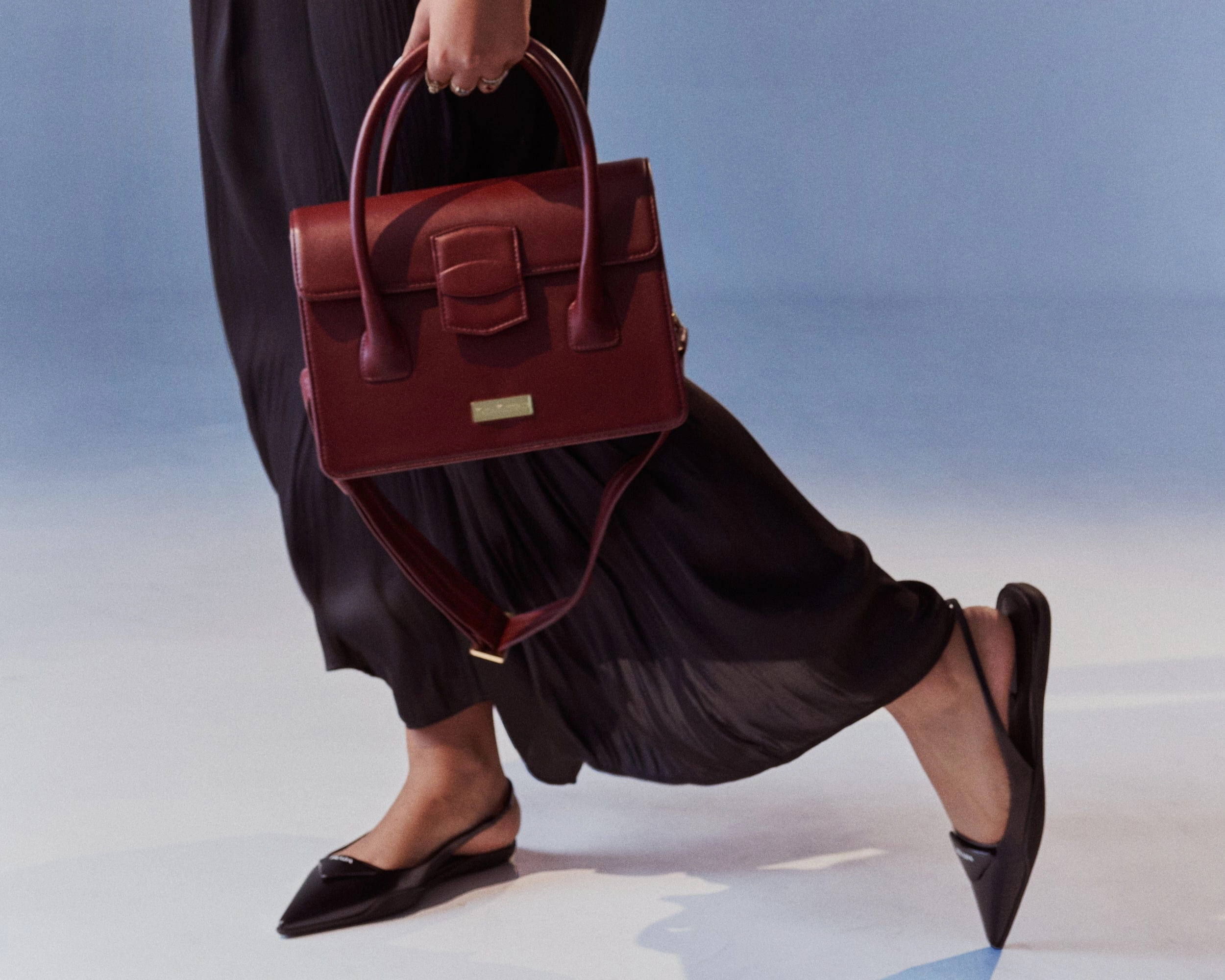 Kensington  Cactus Leather Vegan Bag | Red