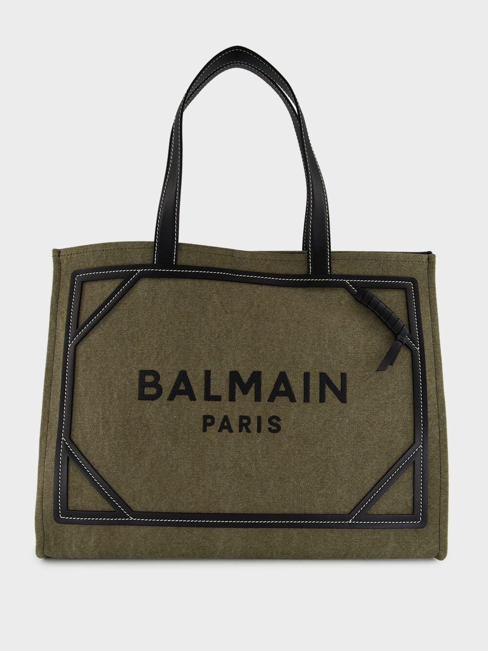 Khaki Green B-Army 42 Canvas Tote Bag