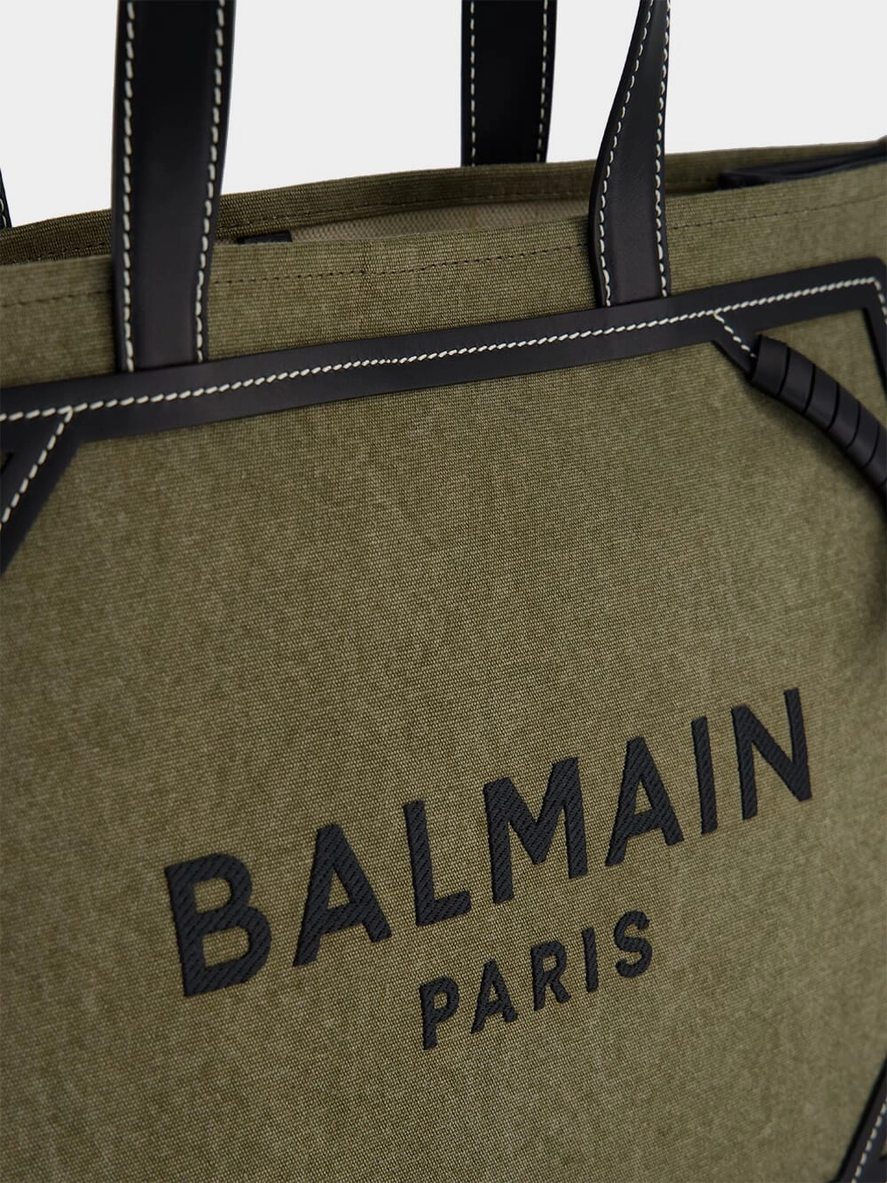 Khaki Green B-Army 42 Canvas Tote Bag