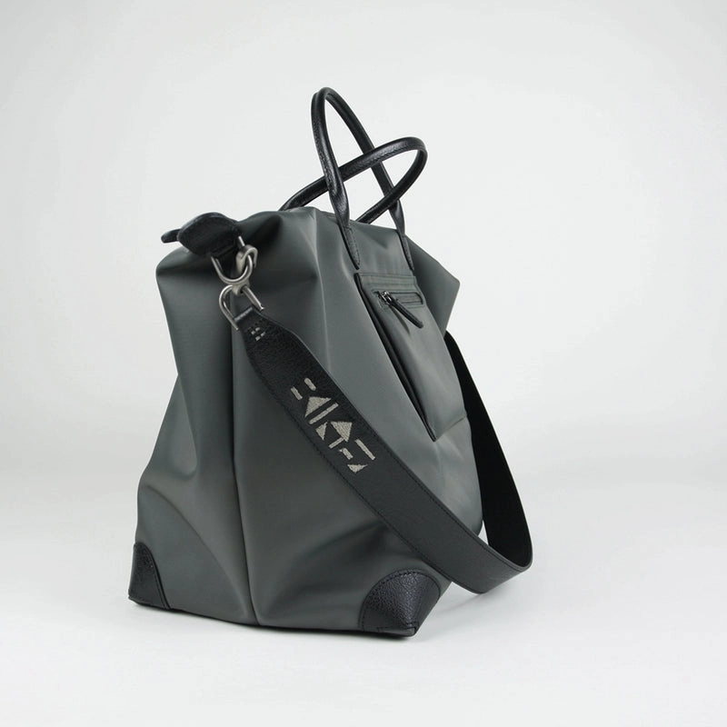 Khaki Womens Nylon Shoulder Totes Khaki Womens Nylon Shoulder Handbag Nylon Handbag Purse for Ladies