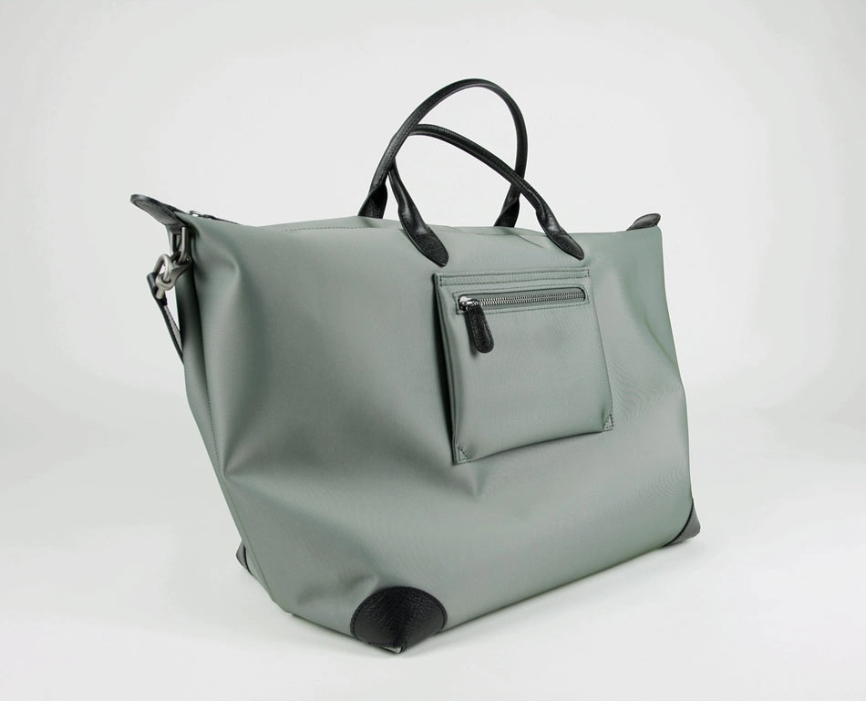 Khaki Womens Nylon Shoulder Totes Khaki Womens Nylon Shoulder Handbag Nylon Handbag Purse for Ladies