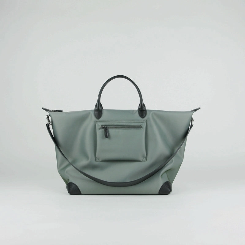 Khaki Womens Nylon Shoulder Totes Khaki Womens Nylon Shoulder Handbag Nylon Handbag Purse for Ladies