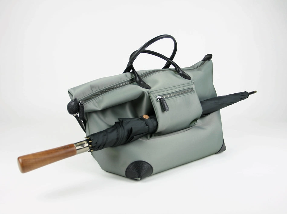 Khaki Womens Nylon Shoulder Totes Khaki Womens Nylon Shoulder Handbag Nylon Handbag Purse for Ladies