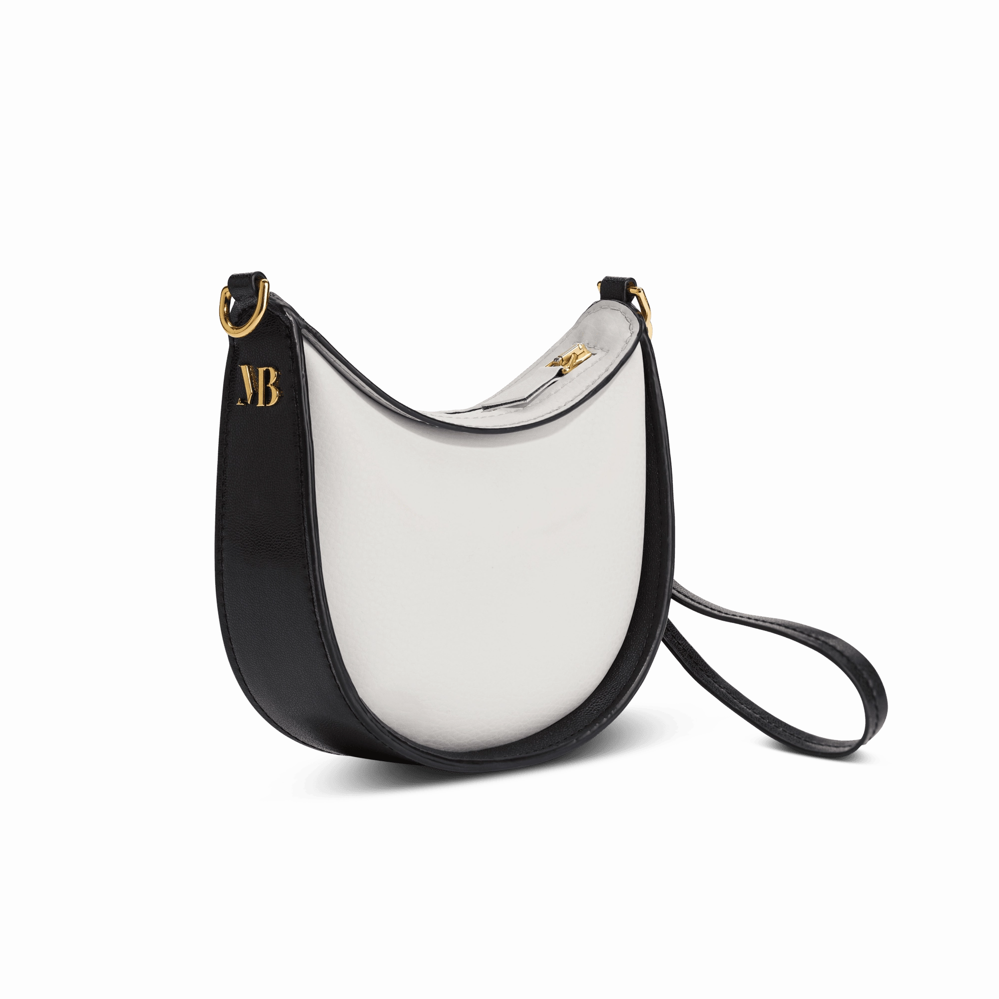 Kingston MIRUM Leather Vegan Shoulder Bag | White