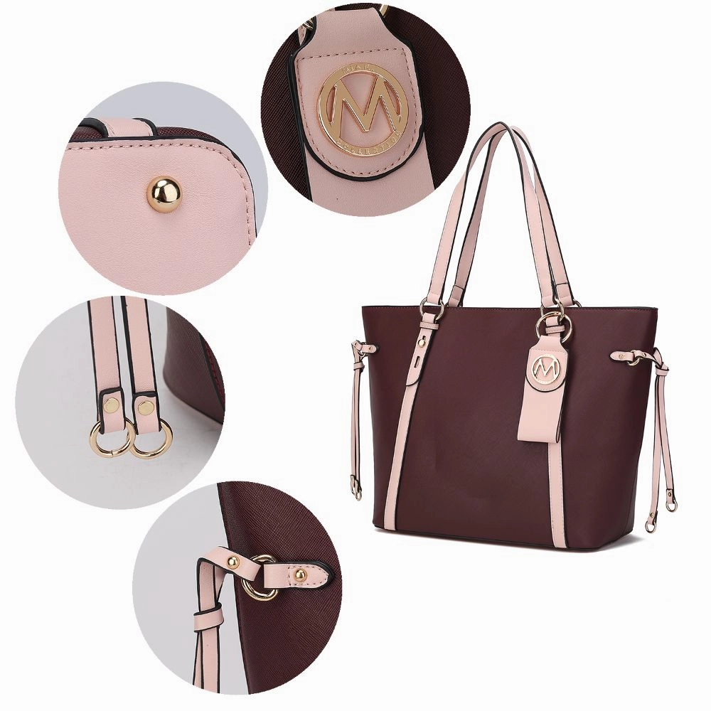 Kioea Tote with Wallet & Detachable Key-Ring Set