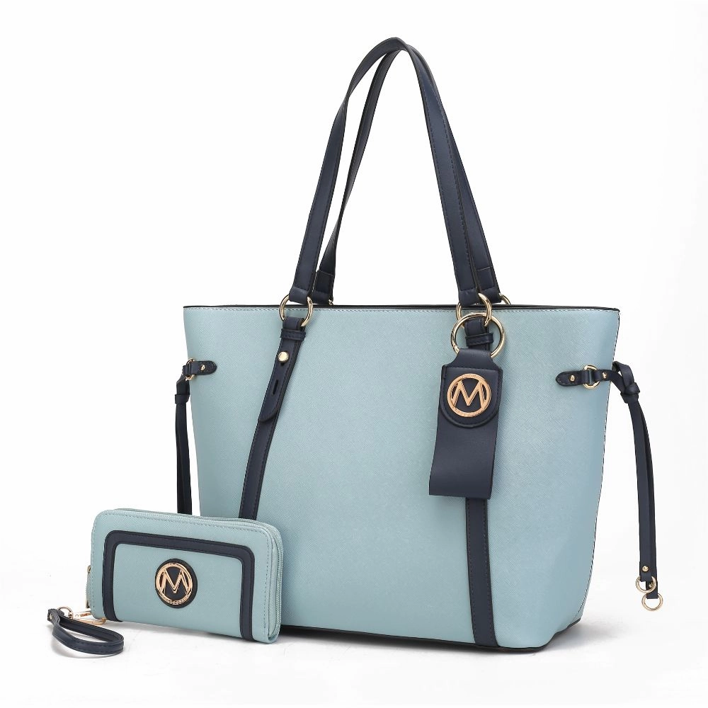 Kioea Tote with Wallet & Detachable Key-Ring Set