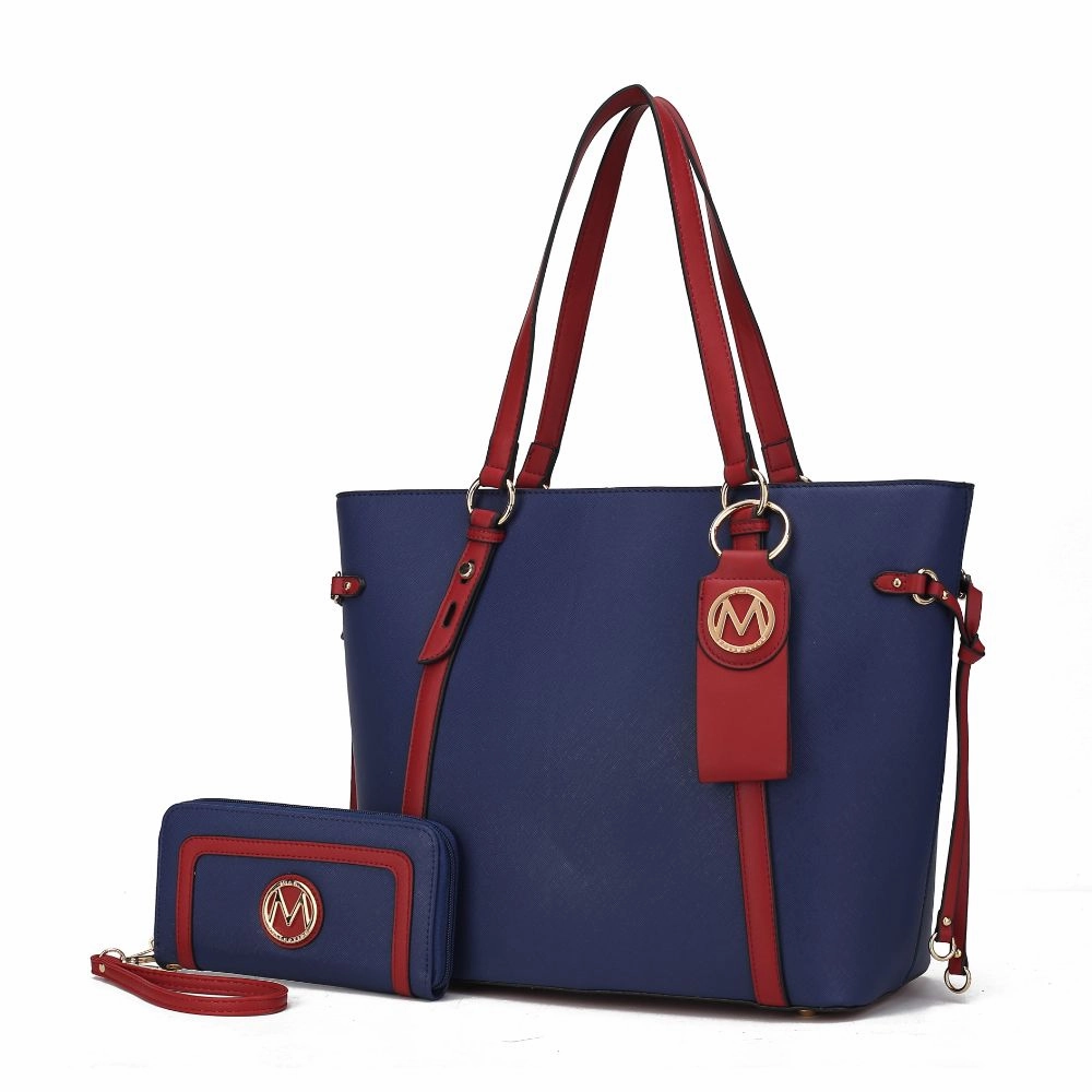 Kioea Tote with Wallet & Detachable Key-Ring Set