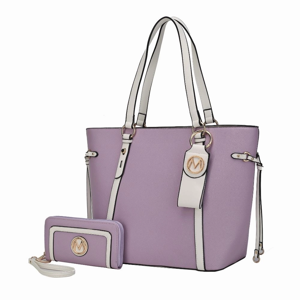 Kioea Tote with Wallet & Detachable Key-Ring Set
