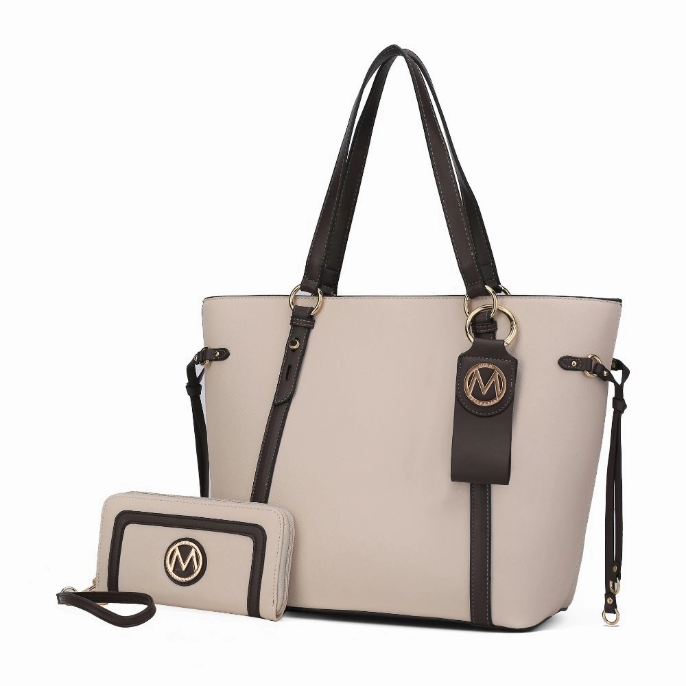 Kioea Tote with Wallet & Detachable Key-Ring Set