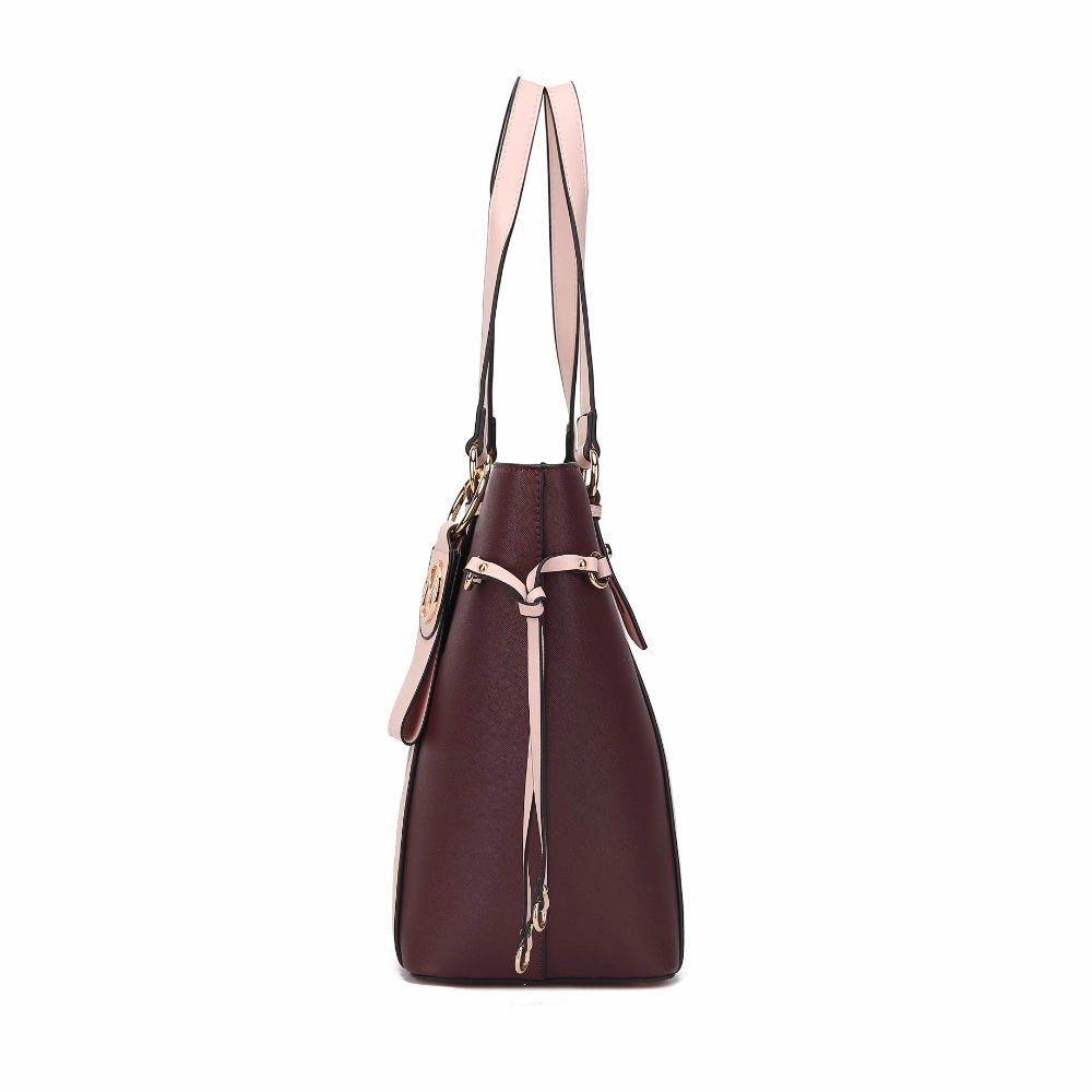 Kioea Tote with Wallet & Detachable Key-Ring Set