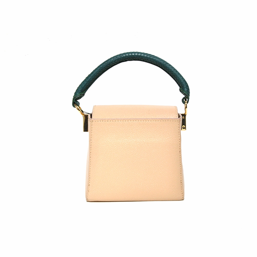 Kyra Women's Karina Hand Bag Beige Turquois