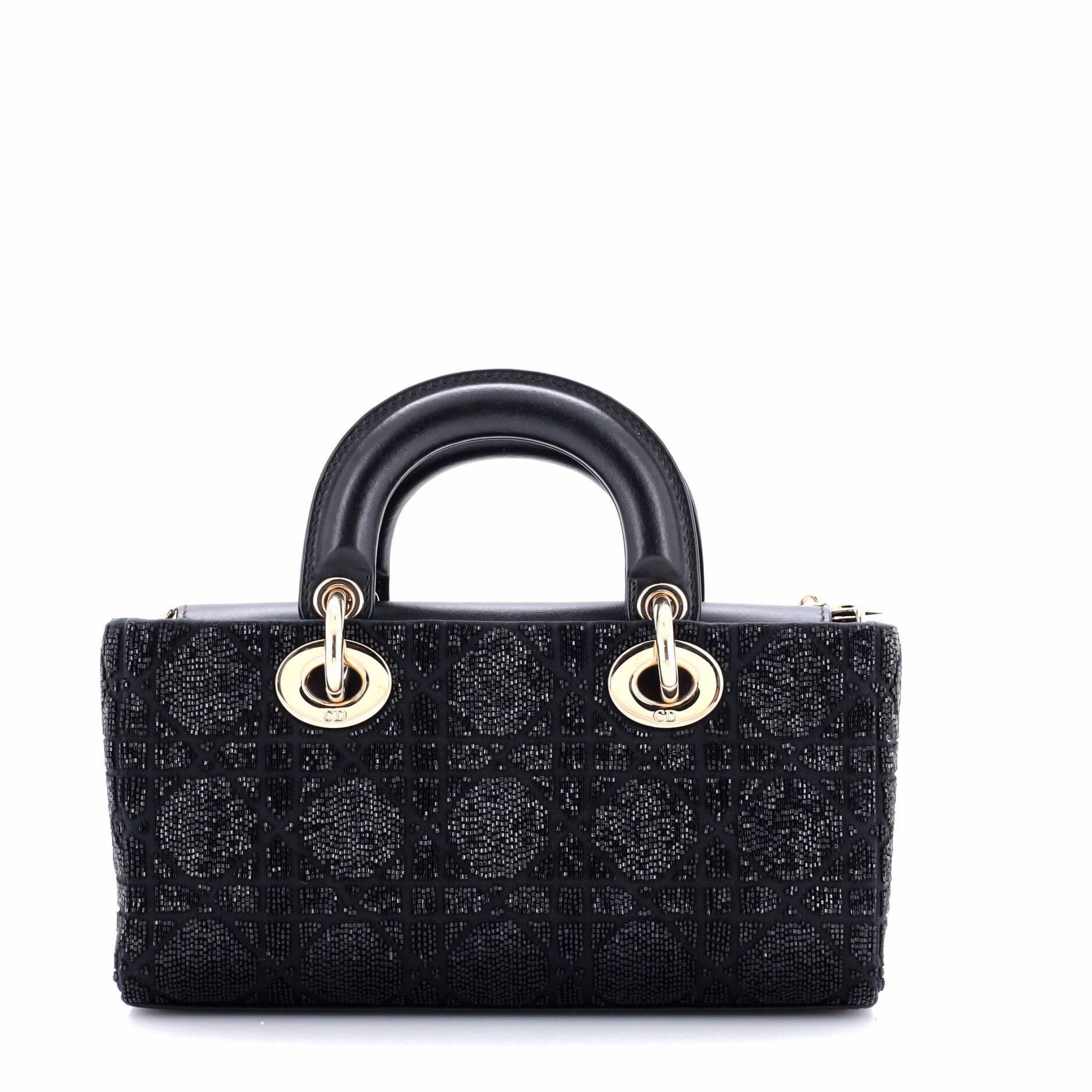 Lady D-Joy Bag Beaded Embroidered Satin Small