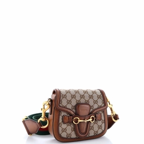 Lady Web Shoulder Bag GG Canvas Small