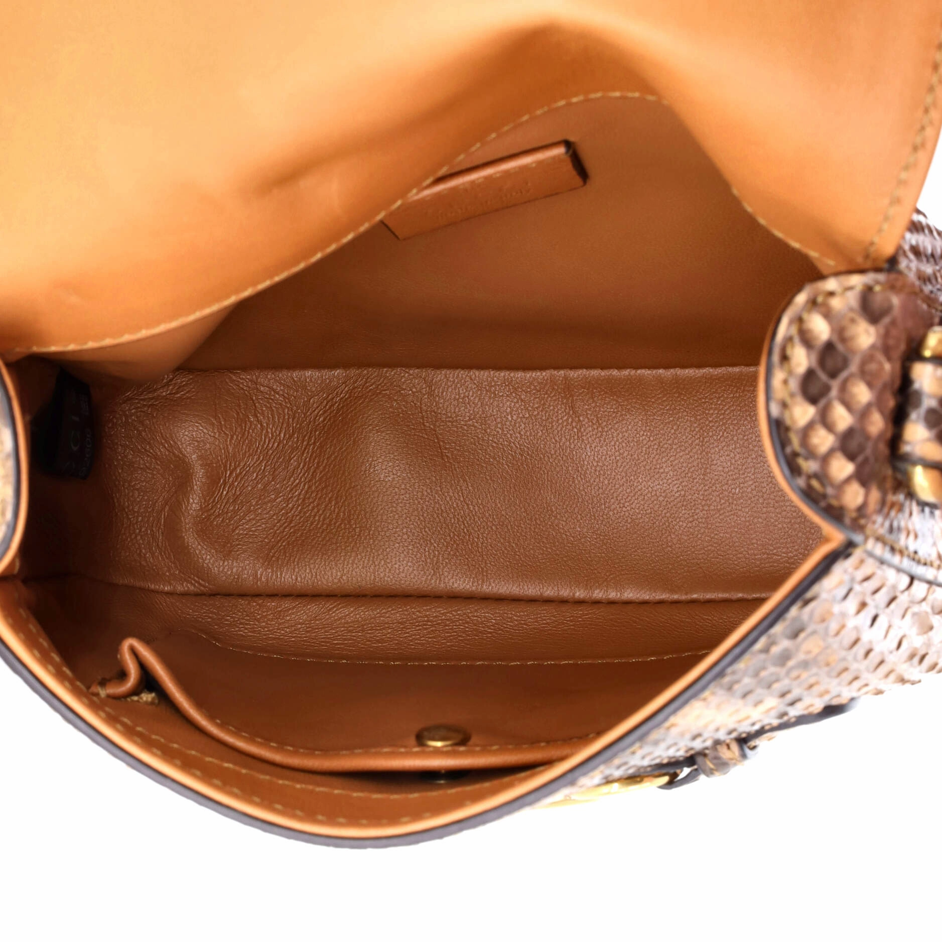 Lady Web Shoulder Bag Python Medium