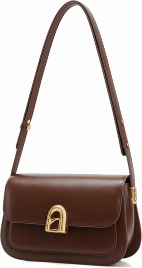 LAFESTIN Leather Shoulder Bag for Women with Adjustable Strap, Crossbody Purses For Women, Designer Inspire Handbags