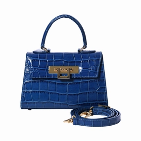 Lalage Fonteyn Small top handle Handbag with optional crossbody strap