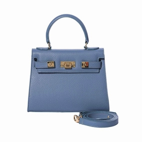 Lalage Maya Medium top handle Handbag with optional crossbody strap