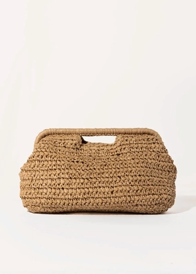 Lani Raffia Clutch