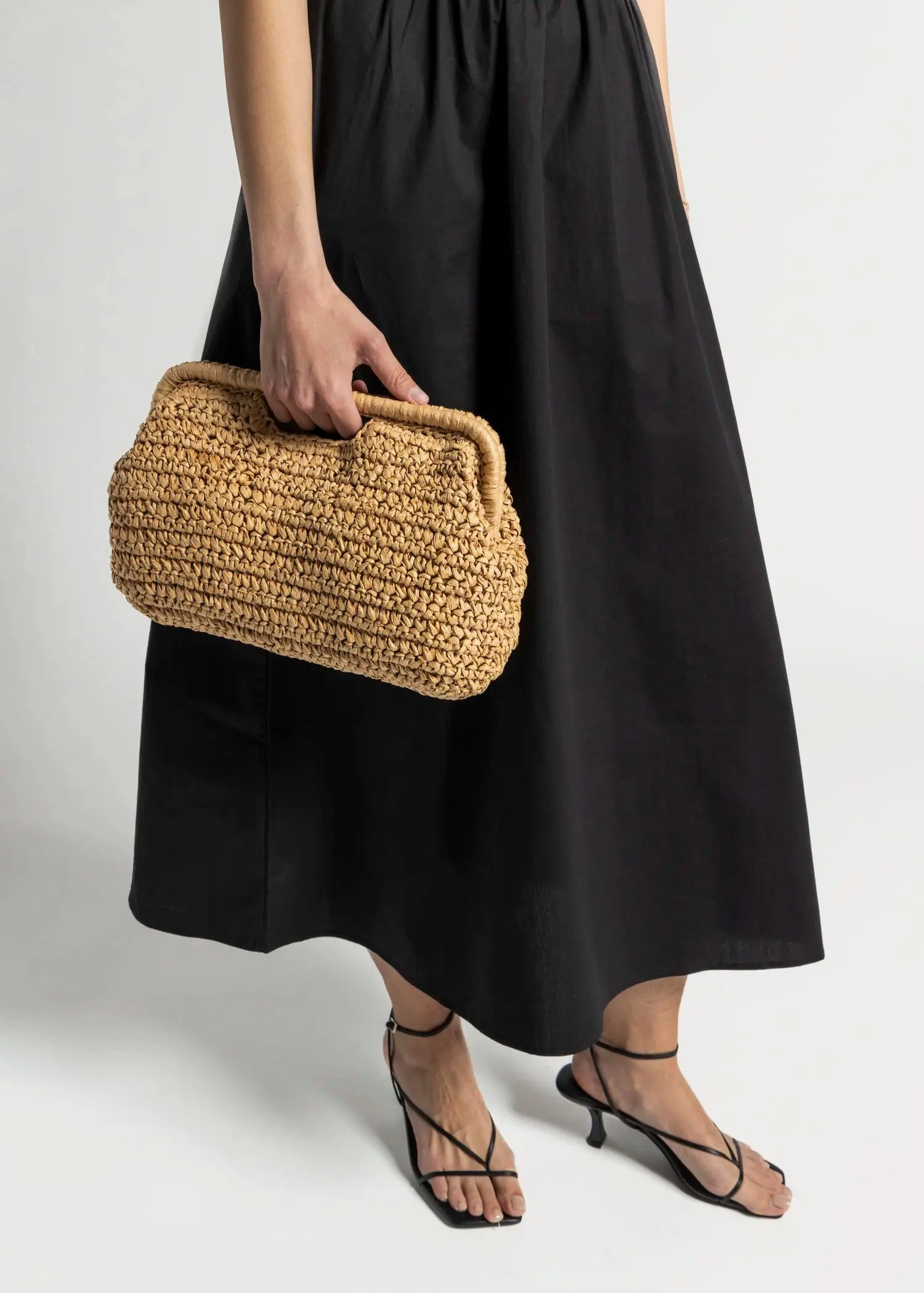 Lani Raffia Clutch