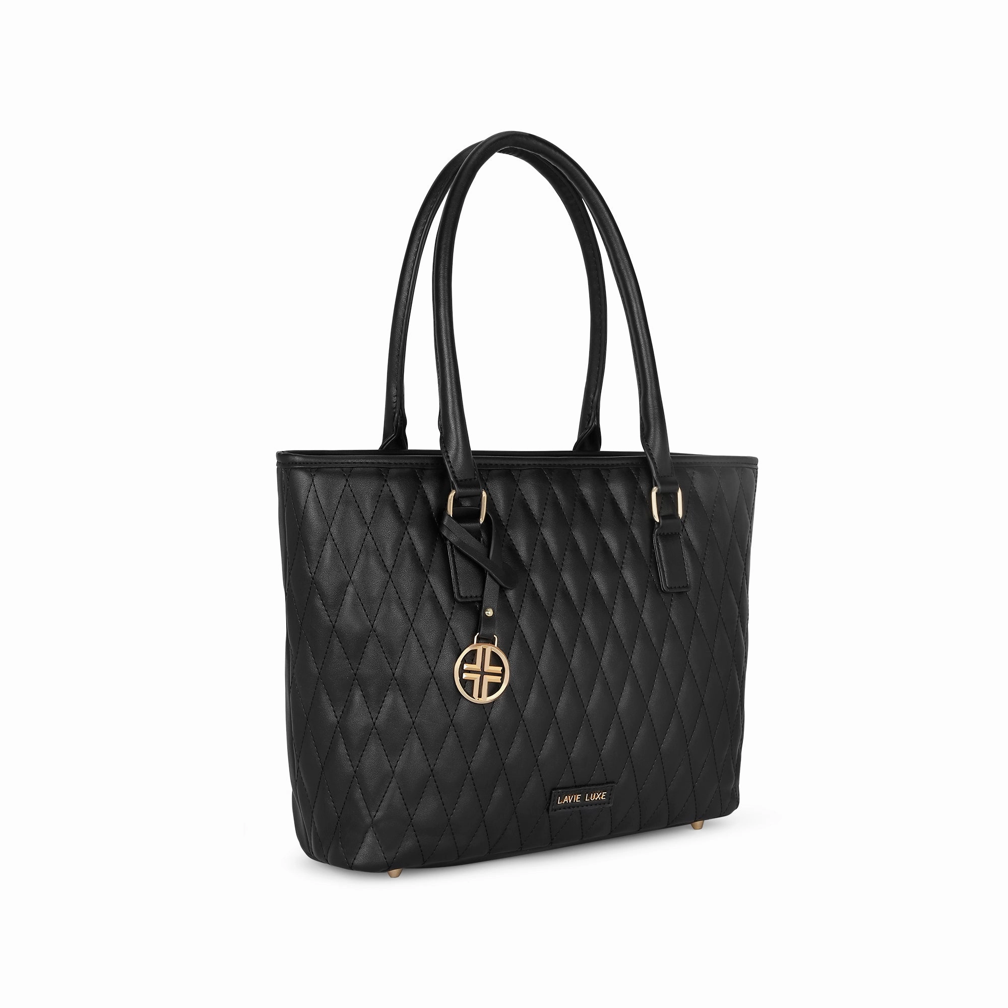 Lavie Luxe Black Large Women's Sherry Tote Bag