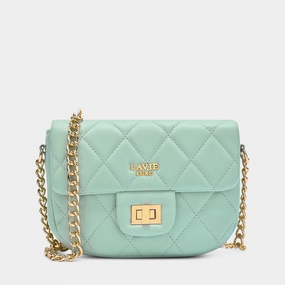 Lavie Luxe Off White Small Women's Chan Flap Sling Bag