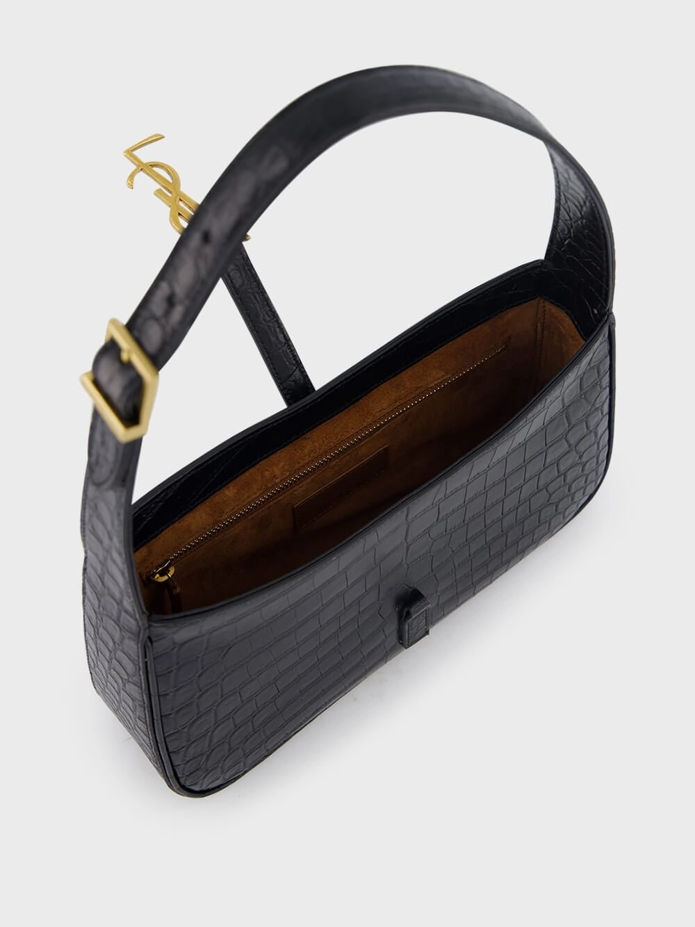 Le 5  7 Crocodile-Effect Shoulder Bag