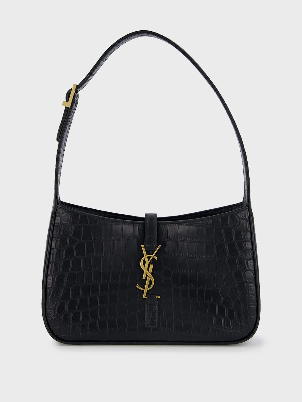 Le 5  7 Crocodile-Effect Shoulder Bag