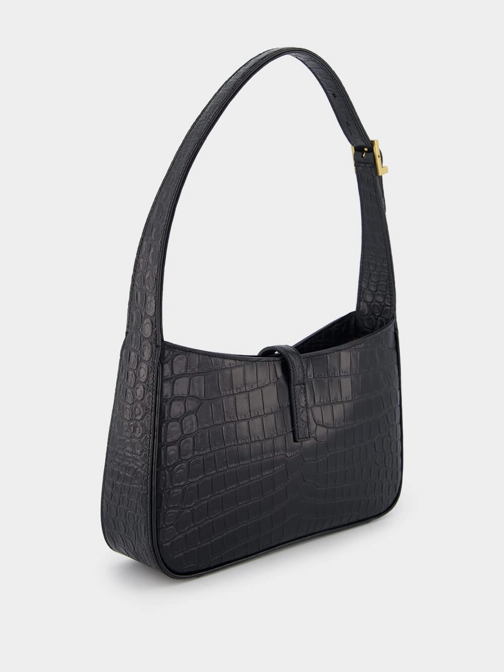 Le 5  7 Crocodile-Effect Shoulder Bag