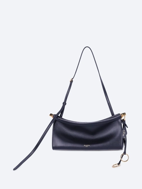 Le click east west glossy calfskin bag