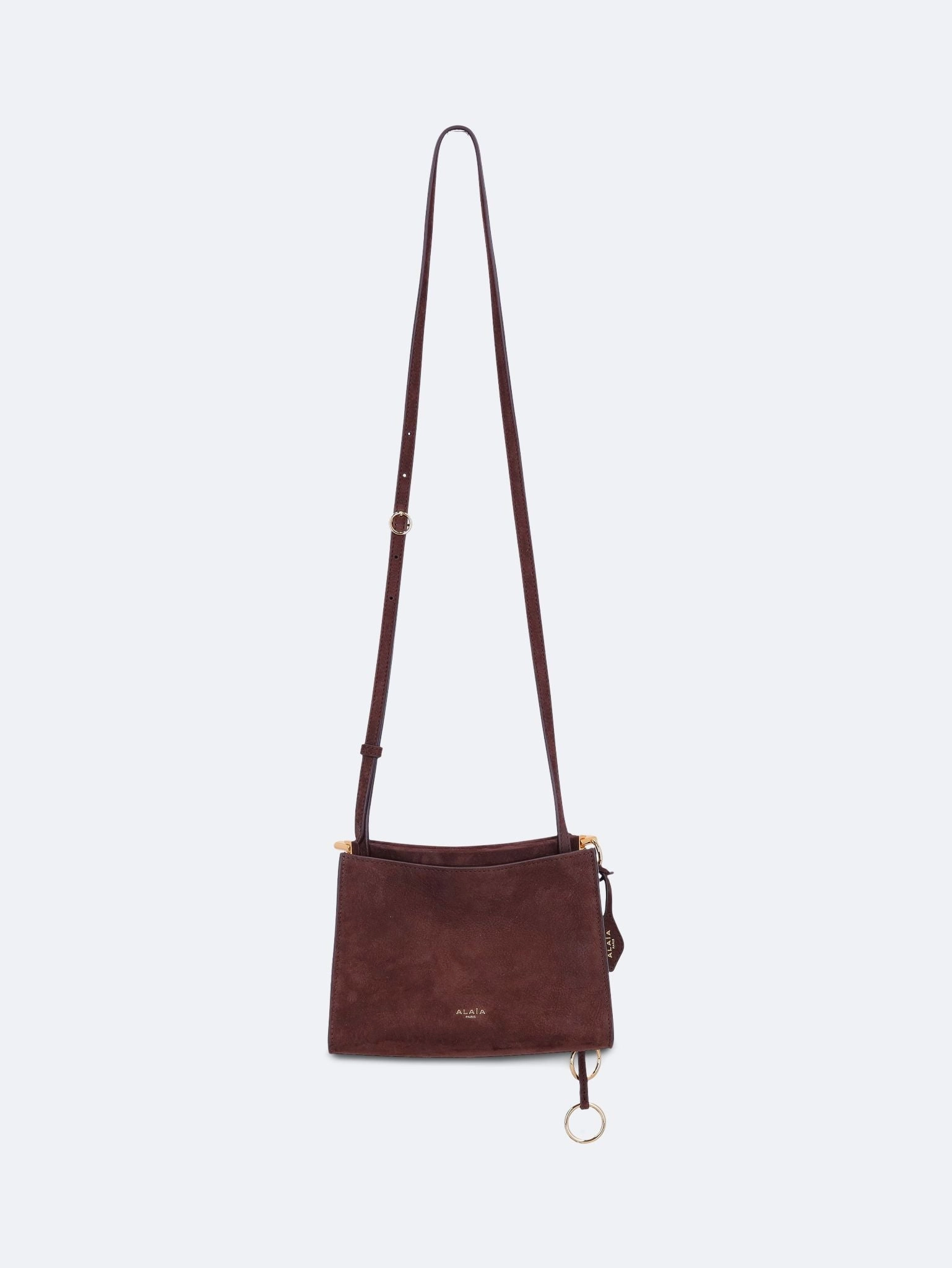 Le click small square bag in nubuck