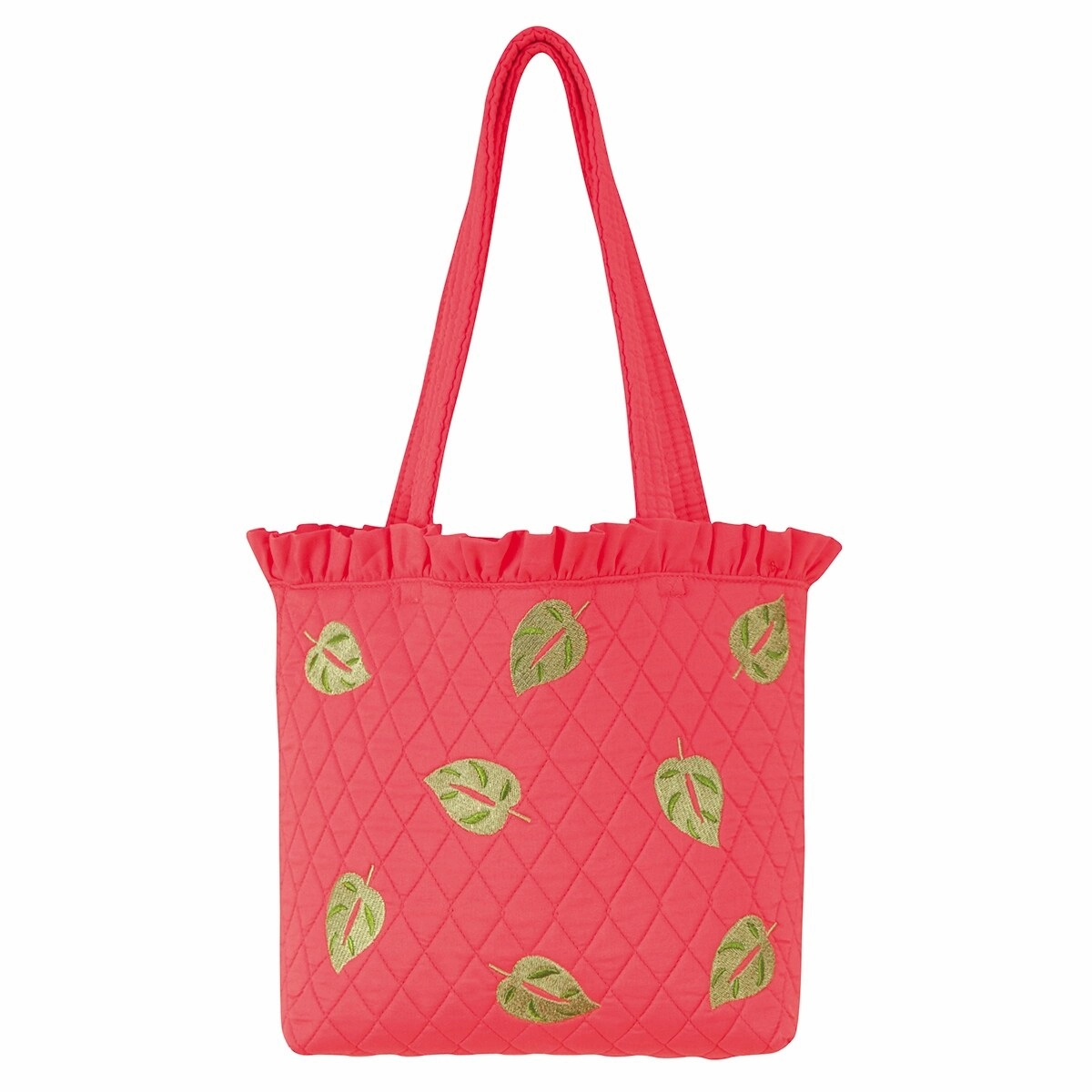 Leaf Ruffle Tote