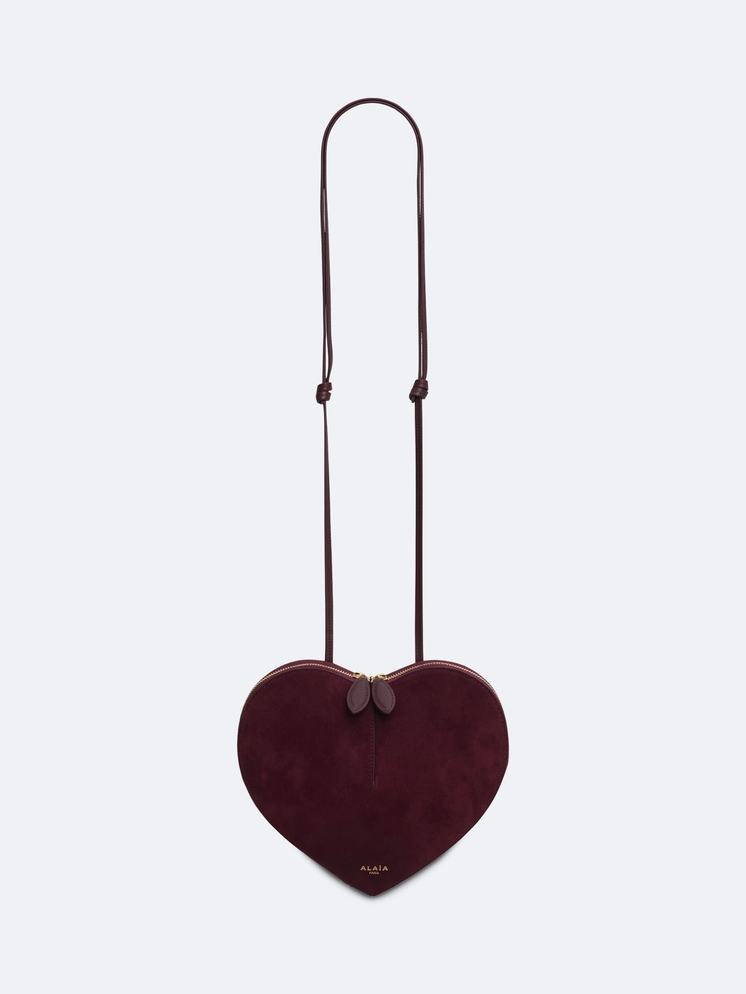 Leather heart bag