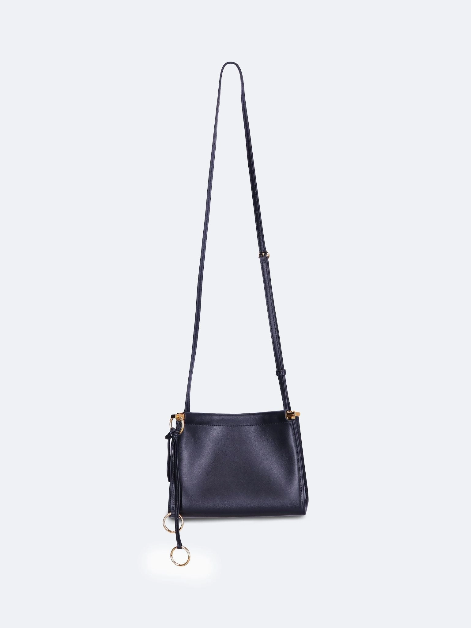 Leather le click small square bag