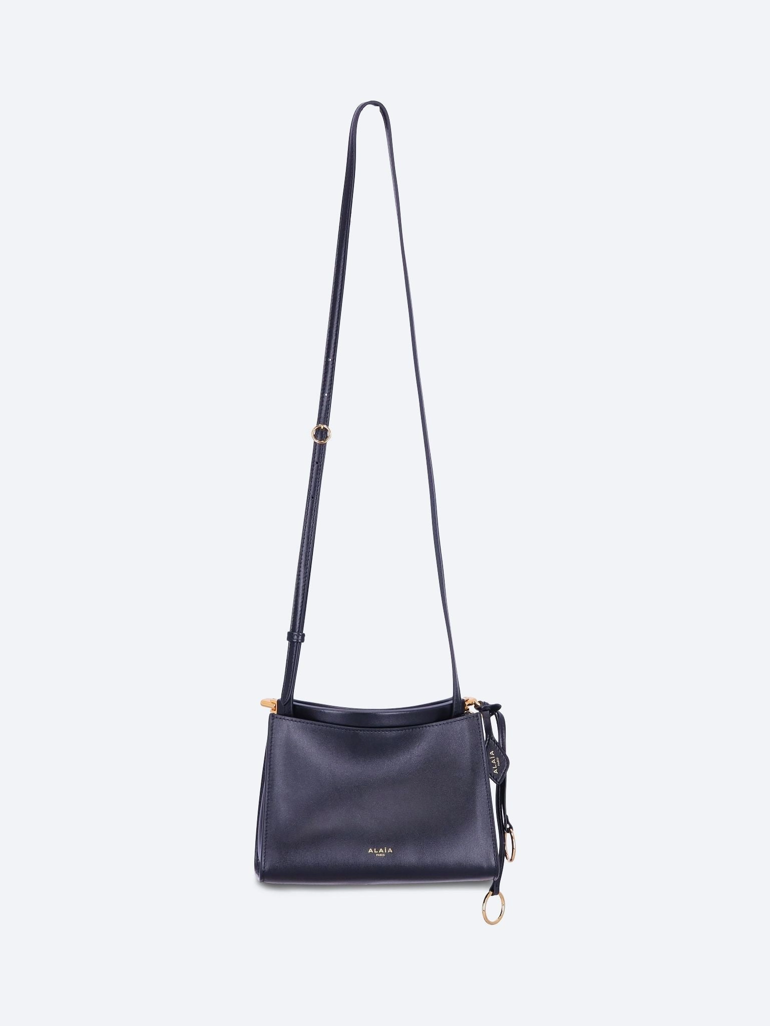 Leather le click small square bag