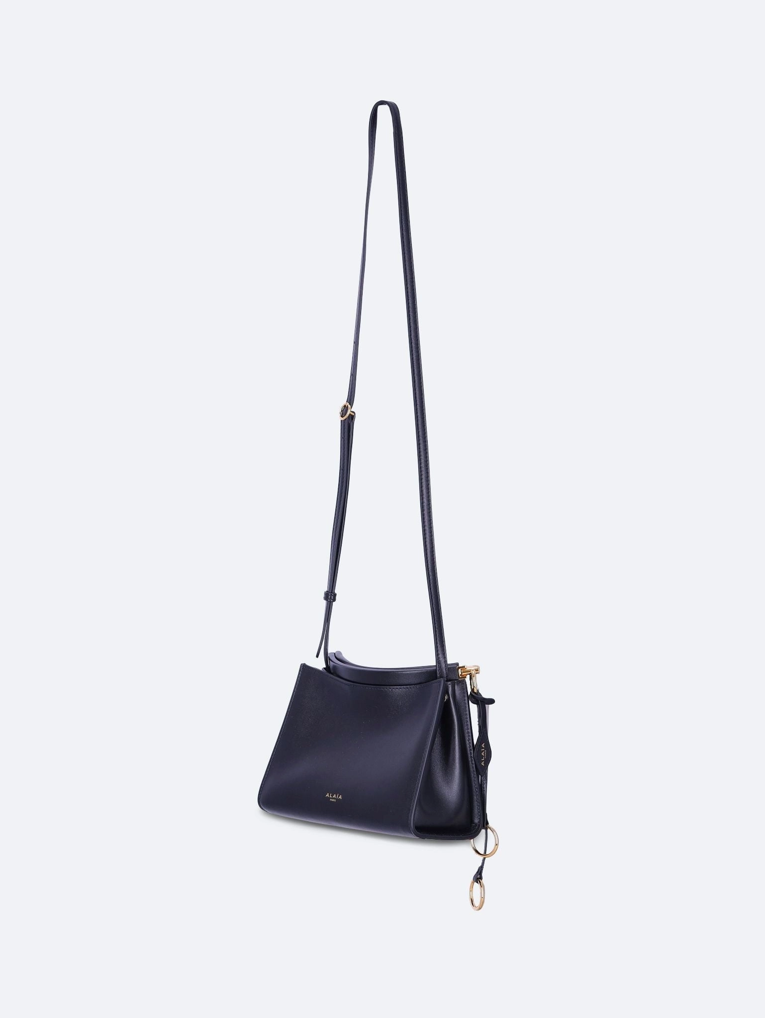 Leather le click small square bag