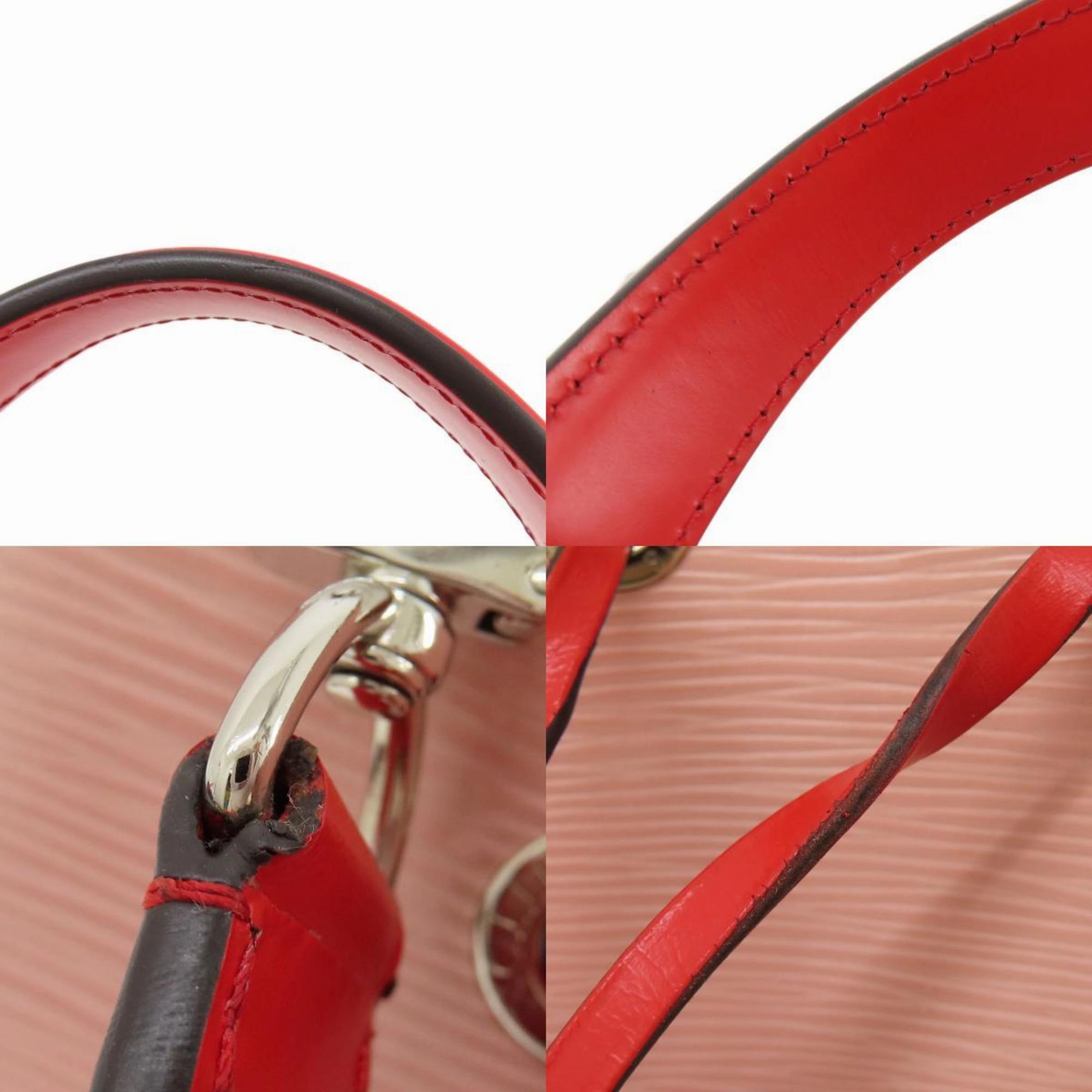 Leather Shoulder Strap Bucket Bag
