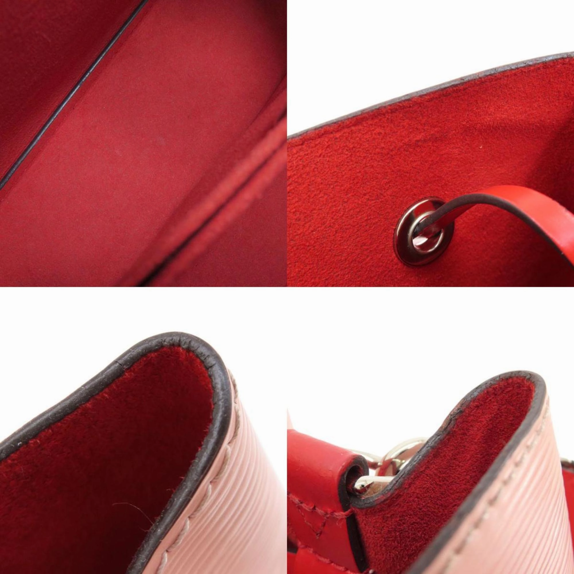 Leather Shoulder Strap Bucket Bag