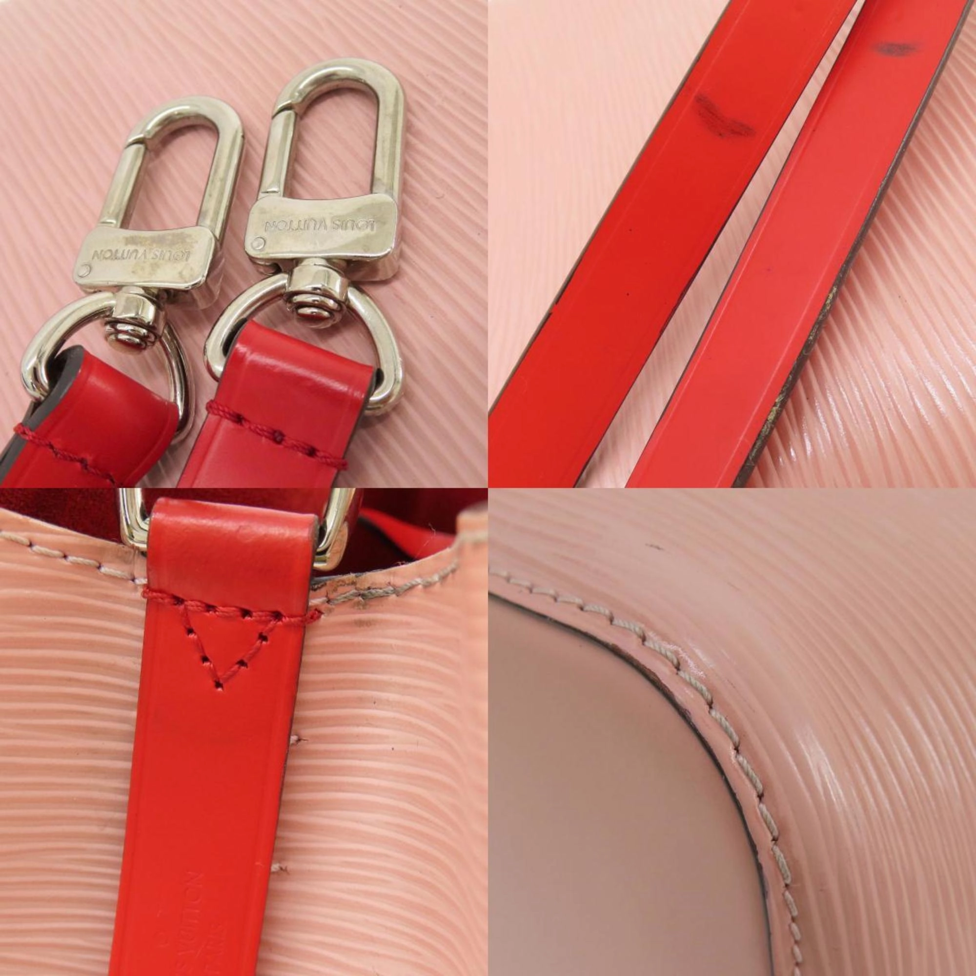 Leather Shoulder Strap Bucket Bag