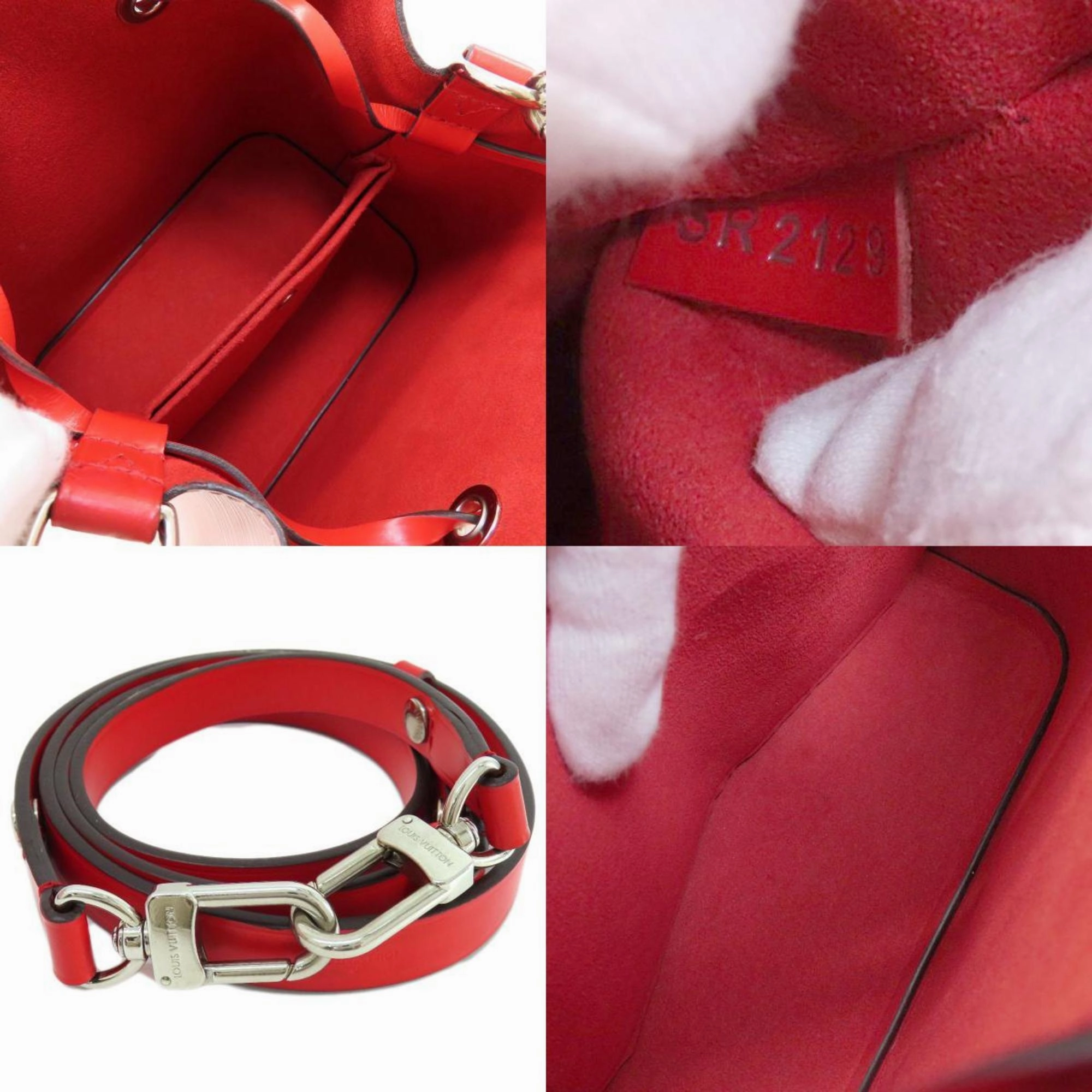 Leather Shoulder Strap Bucket Bag