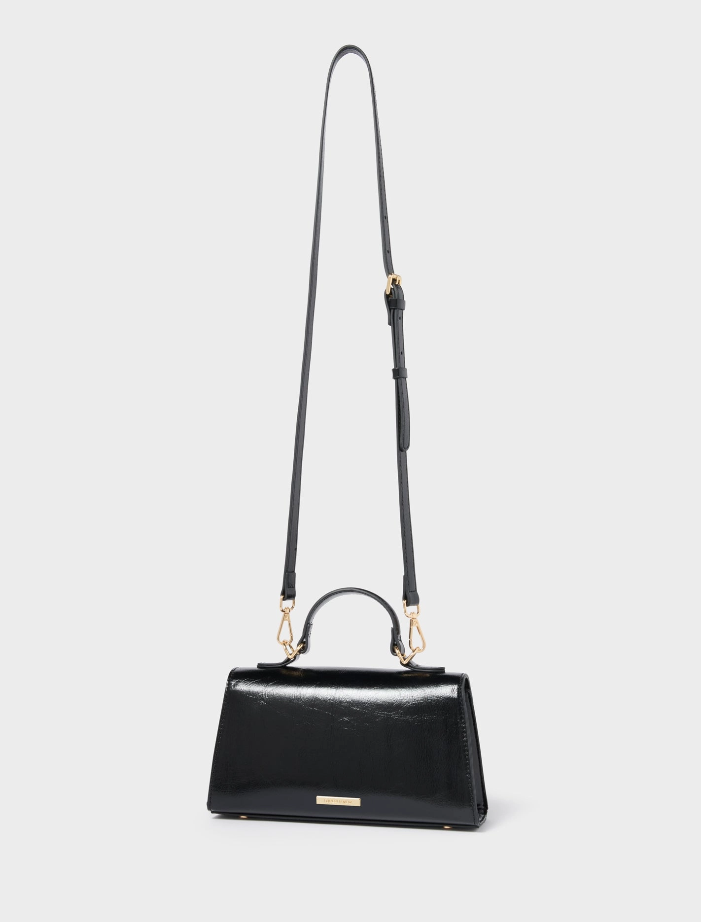 Liana Lock Detail Top Handle Bag
