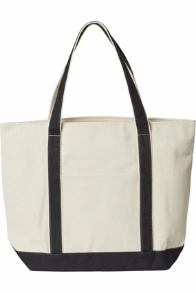 Liberty Bags X-Large Boater Tote with Zippered Closure